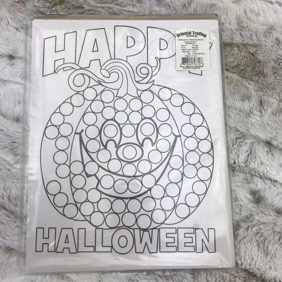 Dot Markers Activity Sheets 5 Packs Fall Halloween Autumn Winter Christmas Holid - Picture 3 of 6